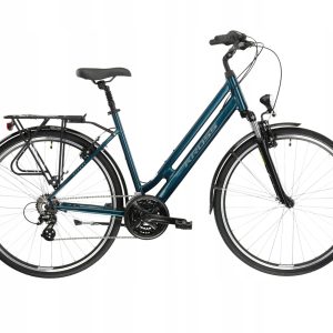 Rower miejski Kross Sentio 2.0 rama M (168 - 180 cm) koło 28" turkus szary